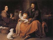 Bartolome Esteban Murillo Holy Family and the birds oil painting reproduction